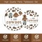 96 Pcs Western Cowboy Baby Shower Tableware - 24 Guests (Mixed Animal Print Colors)